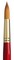 Princeton Series 4050 Heritage Synthetic Sable Brush-Short Handle Round Size 24